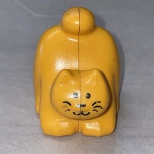 HTF Vintage Little Tikes Kitty Orange Cat Figure Dollhouse Pets‎ Replacement